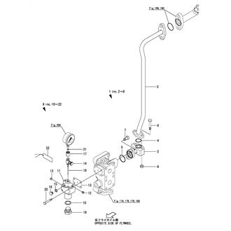 FIG 194. FUEL PIPE(H.F.O. SPEC.)(FILTER-MAIN PIPE)