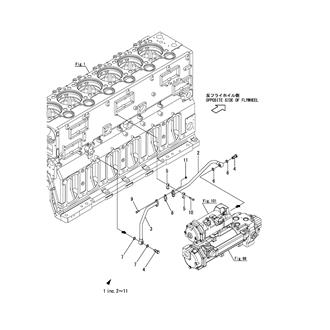 FIG 108. LUB. OIL PIPE(FILTER OUT)