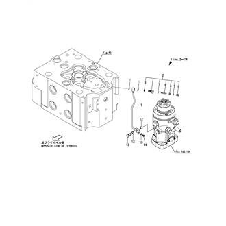 FIG 112. LUB. OIL PIPE(FUEL INJECTION PUMP PINION OILING)(H.F.O. SPEC.)