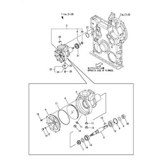 FIG 130. COOLING PUMP(LOW TEMP. WATER)(6EY22LW)(TO E00670)