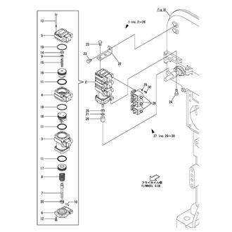 FIG 226. FUEL CUT DEVICE(LIMIT, STOP)(3 CONNECTS SOLENOID VALVE)