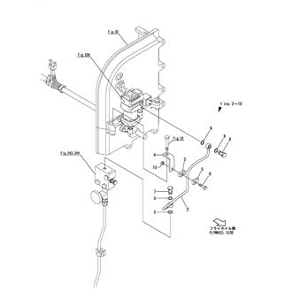 FIG 247. AIR PIPE(FUEL CUT DEVICE, 1 CONNECT SOLENOID VALVE)