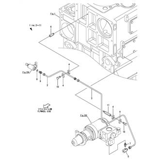 FIG 250. AIR PIPE(STARTING AIR BOOSTER)