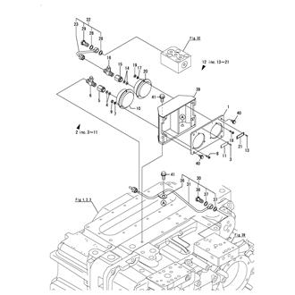 FIG 97. (49A)INSTRUMENT PANEL(ELECTRIC TROLLING SPEC)(WITH COVER)