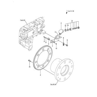 FIG 46. ROTATION PICKUP SENSOR(ELECTRIC TROLLING SPEC)(JG)(OPTIONAL)