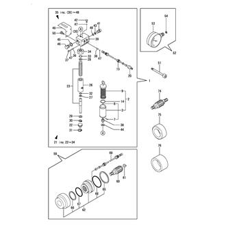 FIG 63. HYDRAULIC PUMP & PRESSURE GAUGE(OPTIONAL)