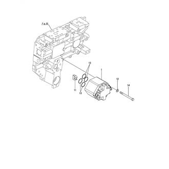 FIG 36. HYD. OIL PUMP(BX TROLLING SPEC.)