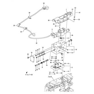 FIG 43. AHEAD/ASTERN SWITCHING VALVE(SOLENOID TYPE)(12V)(BX TROLLING SPEC.)