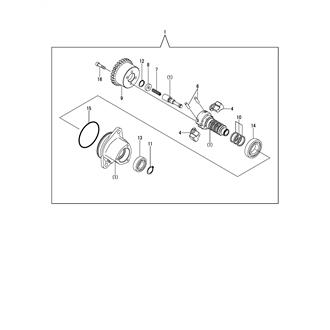 FIG 64. GOVERNOR VALVE(INNER PARTS)(TRAILING PUMP SPEC.)