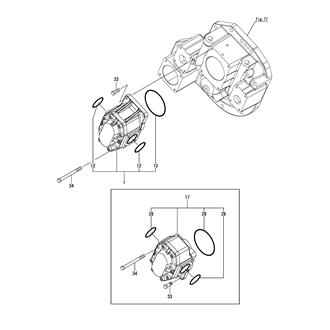 FIG 94. HYDRAULIC OIL PUMP(SEPARATE TYPE CPP PUMP SPEC.)(OPTIONAL)