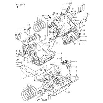 FIG 74. CLUTCH HOUSING(TRAILING PUMP SPEC.)(OPTIONAL)