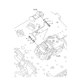 FIG 135. HYDRAULIC OIL PIPE(PRESSURE TRANSMITTER)(OPTIONAL)