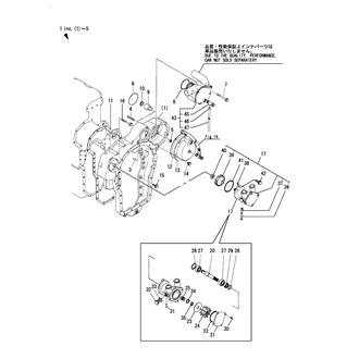 FIG 2. GEAR HOUSING & COOLING PUMP