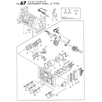 FIG 67. INSTRUMENT PANEL(C TYPE)