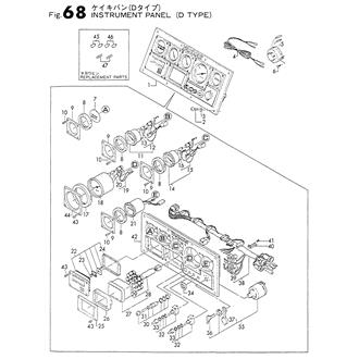 FIG 68. INSTRUMENT PANEL(D TYPE)