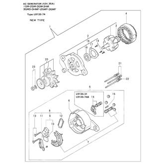 FIG 49. GENERATOR COMPONENT PART(128170-77200)