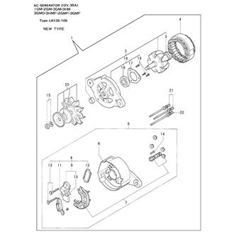 FIG 51. GENERATOR COMPONENT PART(128270-77200)