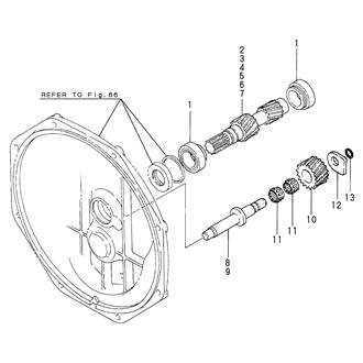 FIG 67. INPUT SHAFT & IDLE GEAR SHAFT