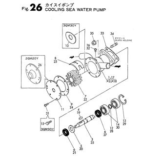 FIG 26. COOLING SEA WATER PUMP