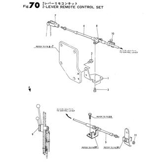 FIG 70. 2-LEVER REMOTE CONTROL SET