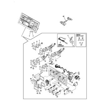 FIG 79. INSTRUMENT PANEL(D-TYPE,OPTIONAL)