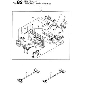 FIG 62. INSTRUMENT PANEL(B-2 TYPE)