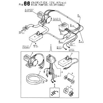 FIG 66. BILGE PUMP(DX,12V,OPTIONAL)