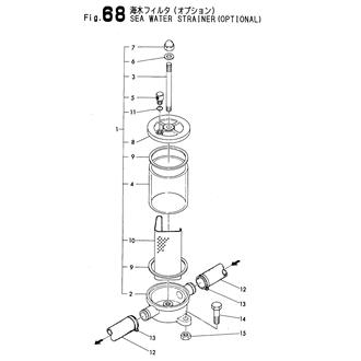 FIG 68. SEA WATER STRAINER(OPTIONAL)