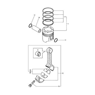 FIG 15. PISTON & CONNECTING ROD