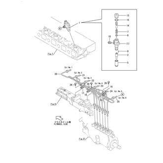 FIG 31. FUEL INJECTION VALVE & FUEL INJECTION PIPE