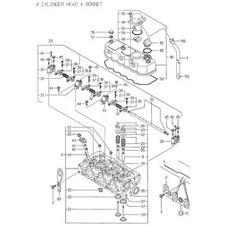 FIG 4. CYLINDER HEAD & BONNET