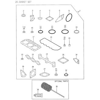 FIG 20. GASKET SET