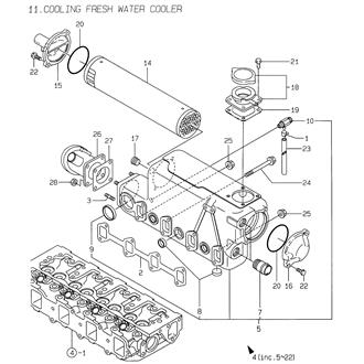 FIG 11. COOLING FRESH WATER COOLER