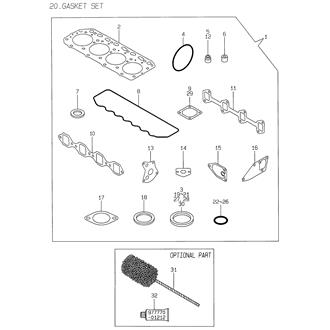 FIG 20. GASKET SET