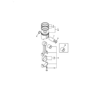 FIG 13. PISTON & CONNECTING ROD