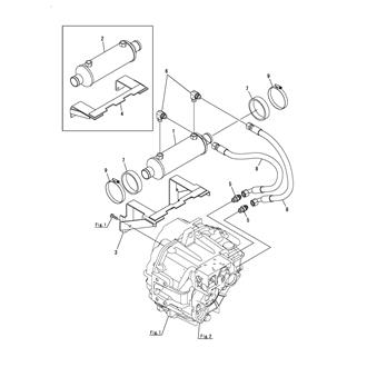 FIG 9. LUB. OIL COOLER(KMH60A/KMH61A)