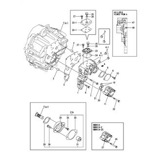 FIG 2. CASE PLATE & HYD. OIL PUMP