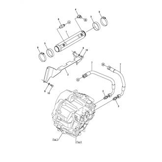 FIG 19. (9A)LUB. OIL COOLER(KMH61A-1S)