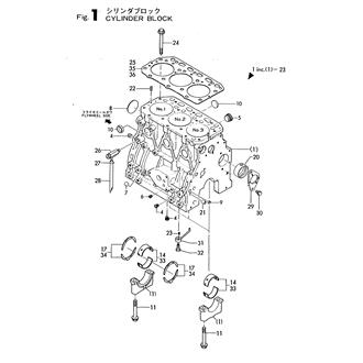 FIG 1. CYLINDER BLOCK