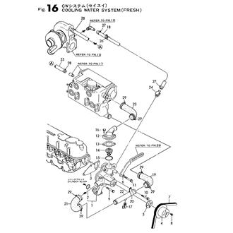 FIG 16. COOLING FRESH WATER PUMP