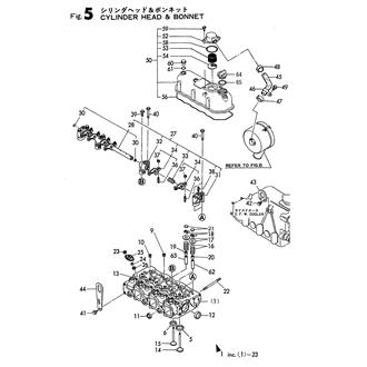 FIG 5. CYLINDER HEAD & BONNET