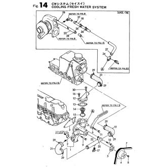 FIG 14. COOLING FRESH WATER SYSTEM