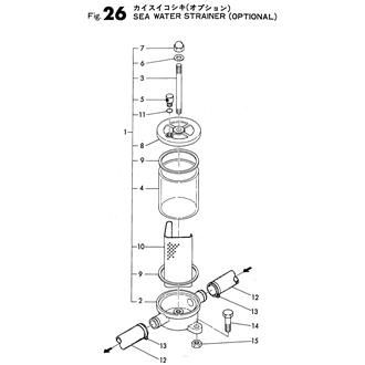 FIG 26. SEA WATER FILTER(OPTIONAL)