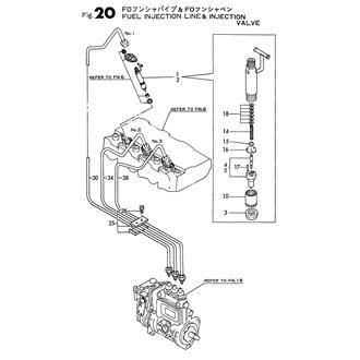 FIG 20. FUEL INJECTION PIPE & FUEL INJECTION VALVE