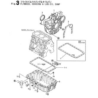 FIG 3. FLYWHEEL HOUSING & LUB. OIL SUMP