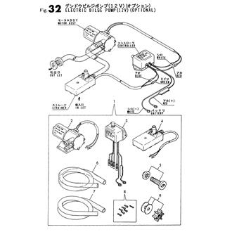 FIG 32. OIL SUC. PUMP/DRAIN & BILGE PUMP(OPTIONAL)