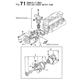 FIG 71. COOLING FRESH WATER PUMP