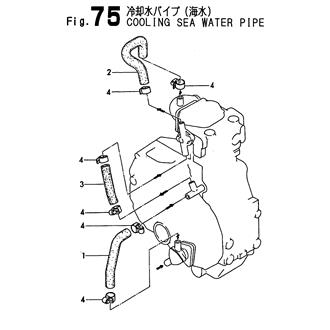 FIG 75. COOLING SEA WATER PIPE