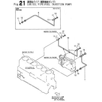 FIG 21. LUB. OIL PIPE(FUEL INJECTION PUMP)