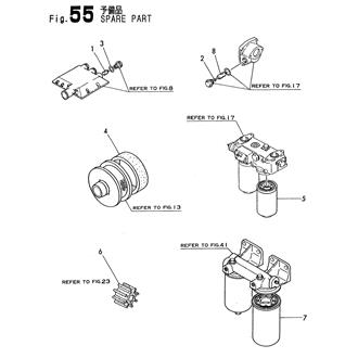 FIG 55. SPARE PARTS